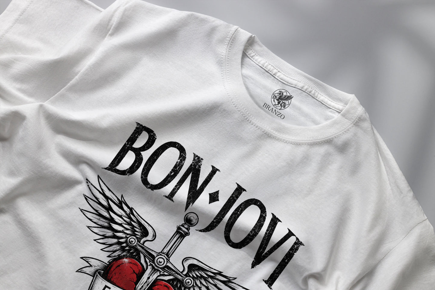 BON JOVI FOREVER TOUR 2026 HIGH QUALITY HEAVY COTTON T-SHIRT (UNISEX)