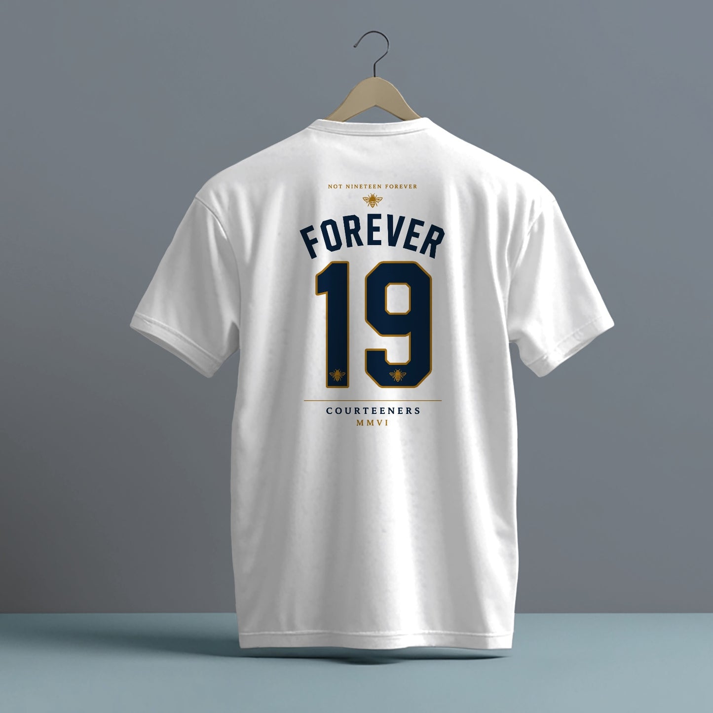COURTEENERS FOREVER 19 FRONT & BACK PRINT HIGH QUALITY HEAVY COTTON T-SHIRT (UNISEX)