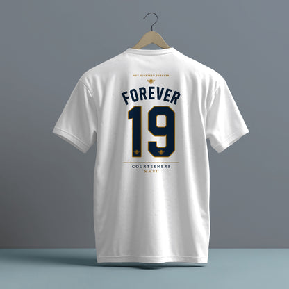 COURTEENERS FOREVER 19 FRONT & BACK PRINT HIGH QUALITY HEAVY COTTON T-SHIRT (UNISEX)