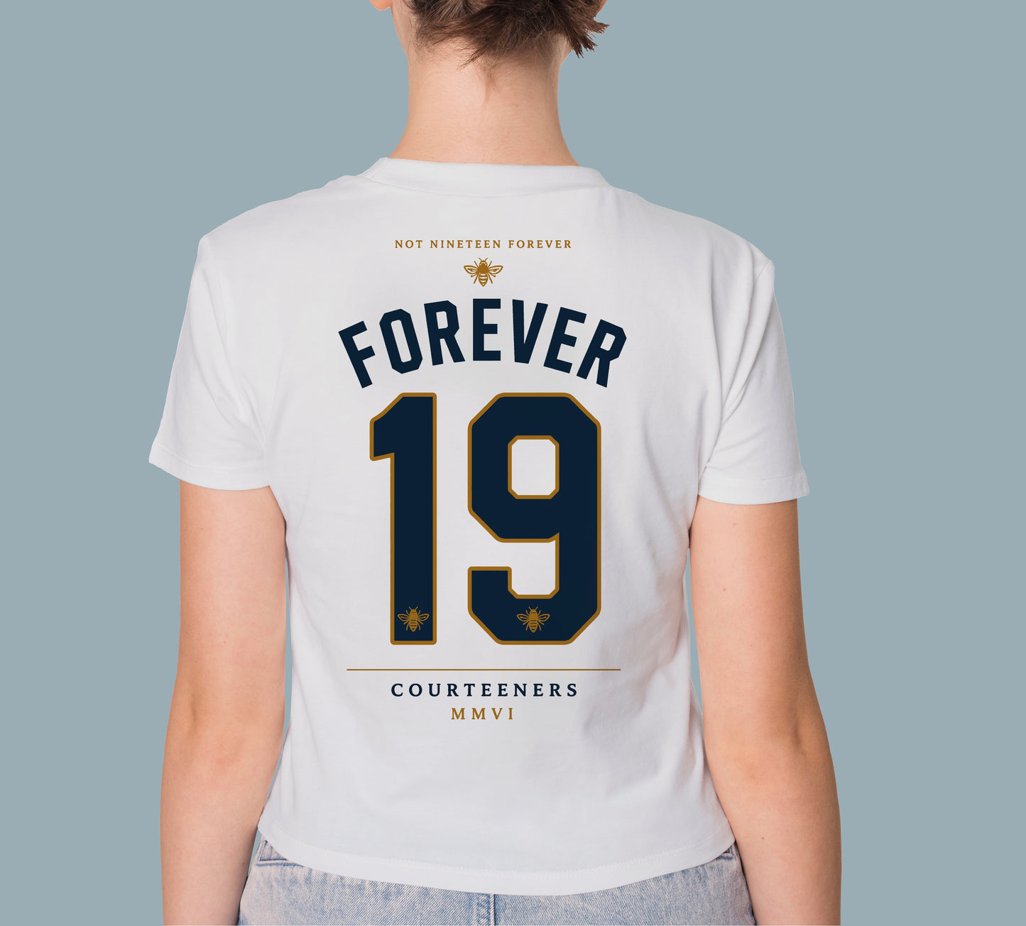 COURTEENERS FOREVER 19 FRONT & BACK PRINT HIGH QUALITY HEAVY COTTON T-SHIRT (UNISEX)