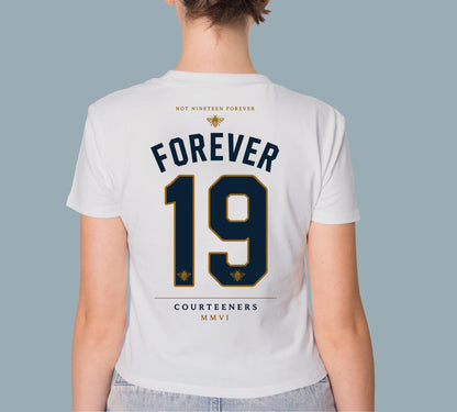 COURTEENERS FOREVER 19 FRONT & BACK PRINT HIGH QUALITY HEAVY COTTON T-SHIRT (UNISEX)