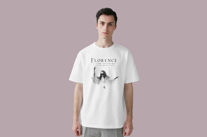 FLORENCE AND THE MACHINE PRINT HIGH QUALITY HEAVY COTTON T-SHIRT (UNISEX)
