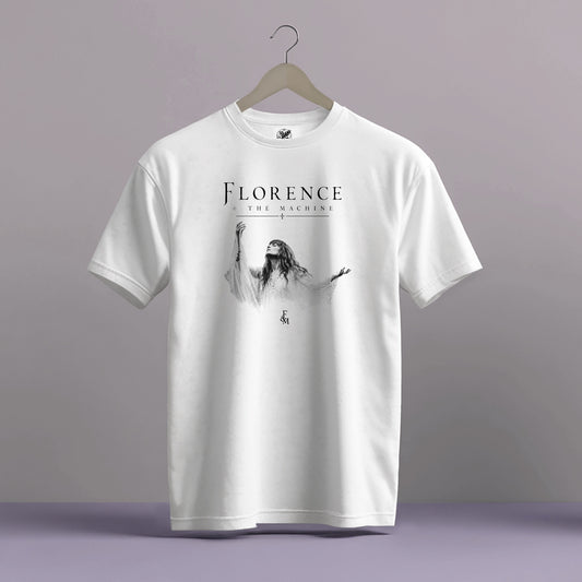 FLORENCE AND THE MACHINE PRINT HIGH QUALITY HEAVY COTTON T-SHIRT (UNISEX)
