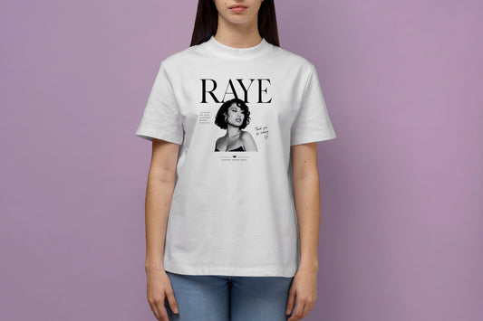 RAYE 'MY 21st CENTURY BLUES' DESIGN HIGH QUALITY HEAVY COTTON T-SHIRT (UNISEX)