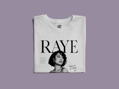 RAYE 'MY 21st CENTURY BLUES' DESIGN HIGH QUALITY HEAVY COTTON T-SHIRT (UNISEX)