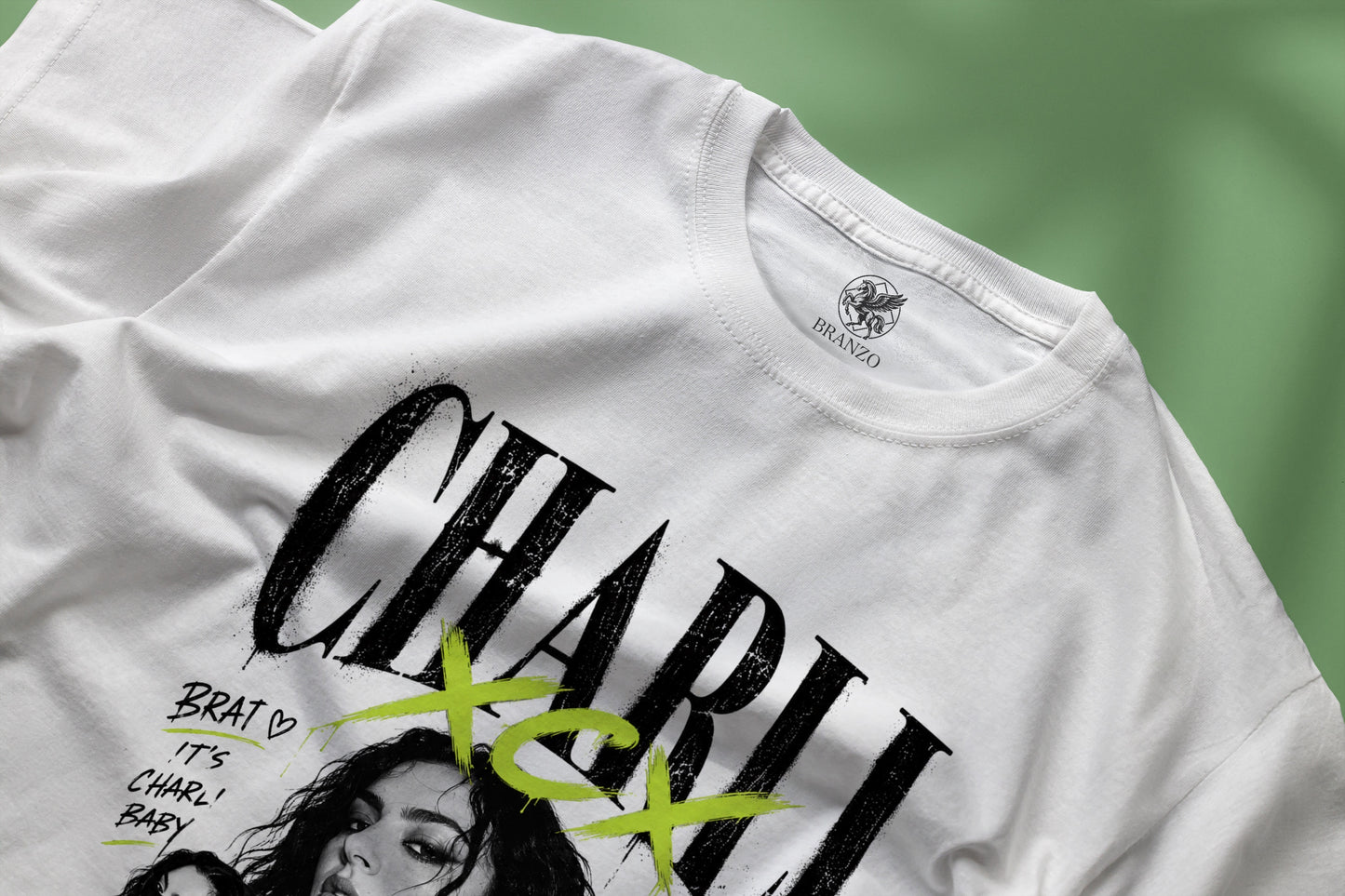 CHARLI XCX FOREVER GRAPHIC DESIGN HIGH QUALITY HEAVY COTTON T-SHIRT (UNISEX)