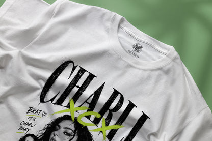 CHARLI XCX FOREVER GRAPHIC DESIGN HIGH QUALITY HEAVY COTTON T-SHIRT (UNISEX)