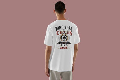 TAKE THAT THE CIRCUS LIVE 2026 HIGH QUALITY HEAVY COTTON T-SHIRT (UNISEX)