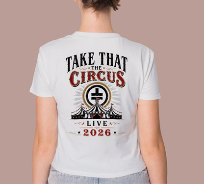 TAKE THAT THE CIRCUS LIVE 2026 HIGH QUALITY HEAVY COTTON T-SHIRT (UNISEX)