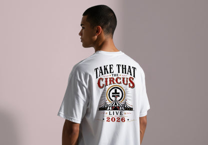 TAKE THAT THE CIRCUS LIVE 2026 HIGH QUALITY HEAVY COTTON T-SHIRT (UNISEX)