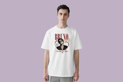 BRUNO MARS THE ROMANTIC TOUR HIGH QUALITY HEAVY COTTON T-SHIRT (UNISEX)