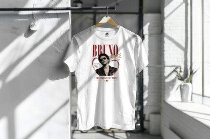 BRUNO MARS THE ROMANTIC TOUR HIGH QUALITY HEAVY COTTON T-SHIRT (UNISEX)