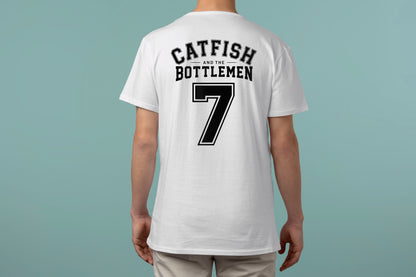 CATFISH AND THE BOTTLEMEN 7 JERSEY STYLE HIGH QUALITY HEAVY COTTON T-SHIRT (UNISEX)