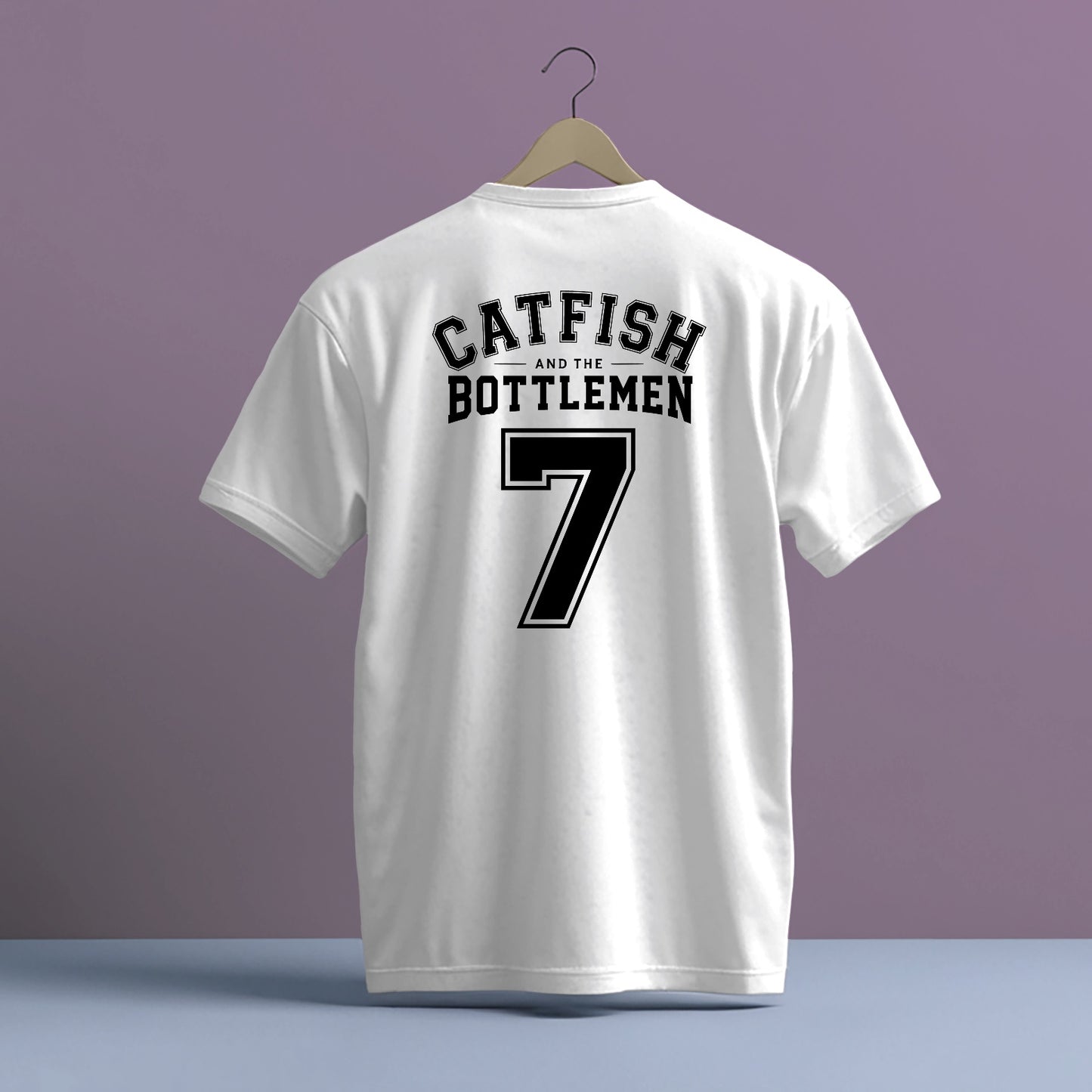 CATFISH AND THE BOTTLEMEN 7 JERSEY STYLE HIGH QUALITY HEAVY COTTON T-SHIRT (UNISEX)