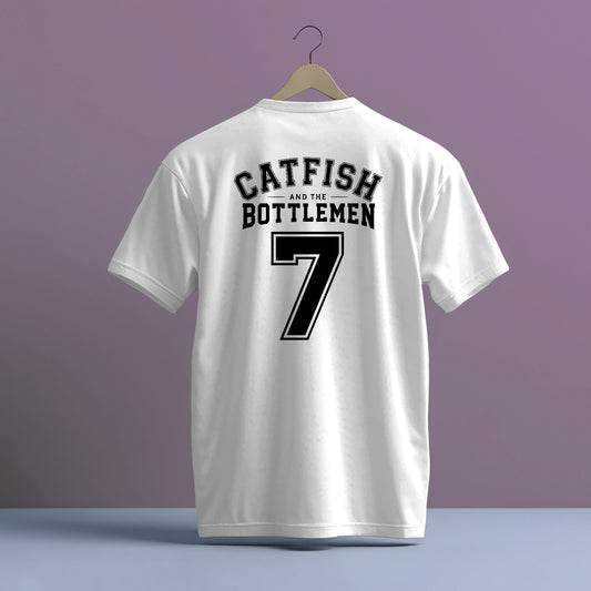 CATFISH AND THE BOTTLEMEN 7 JERSEY STYLE HIGH QUALITY HEAVY COTTON T-SHIRT (UNISEX)