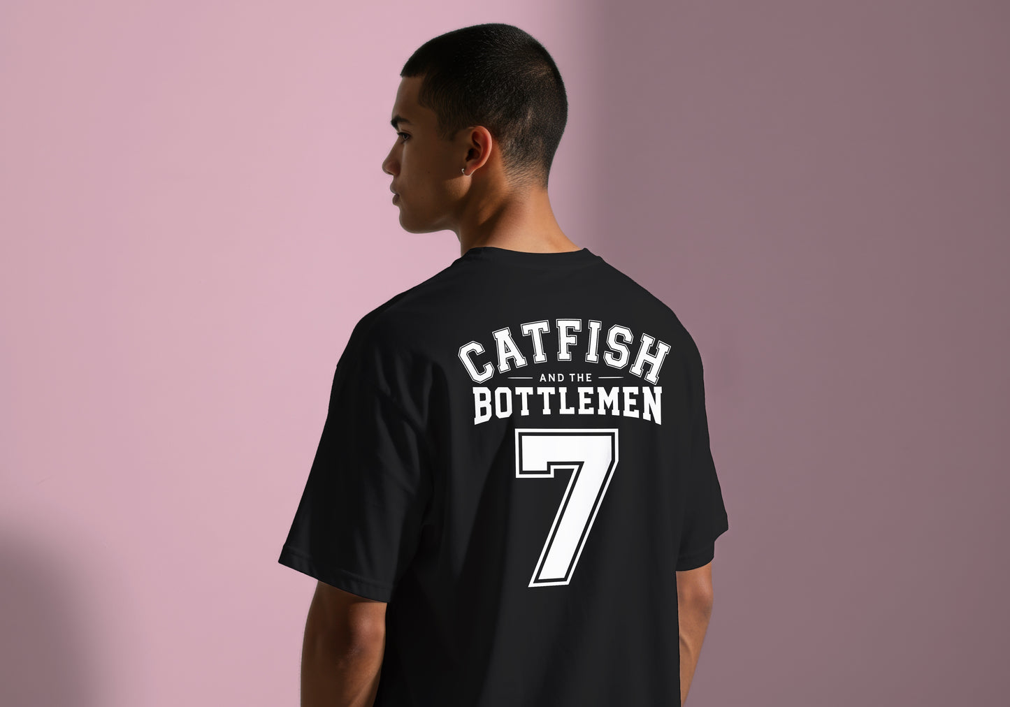 CATFISH AND THE BOTTLEMEN 7 JERSEY STYLE HIGH QUALITY HEAVY COTTON T-SHIRT (UNISEX)